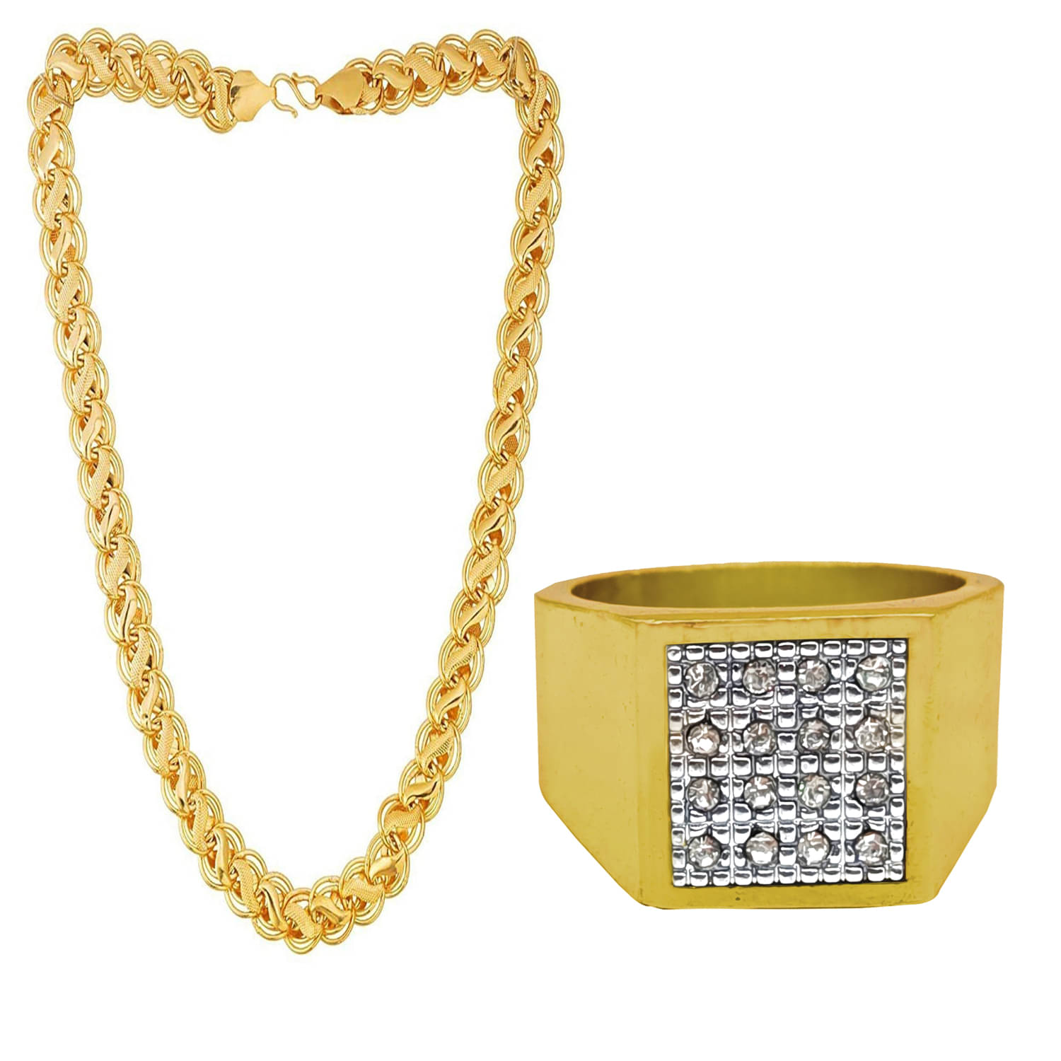     			JIPPA Gold Plated Chain ( Set of 1 )
