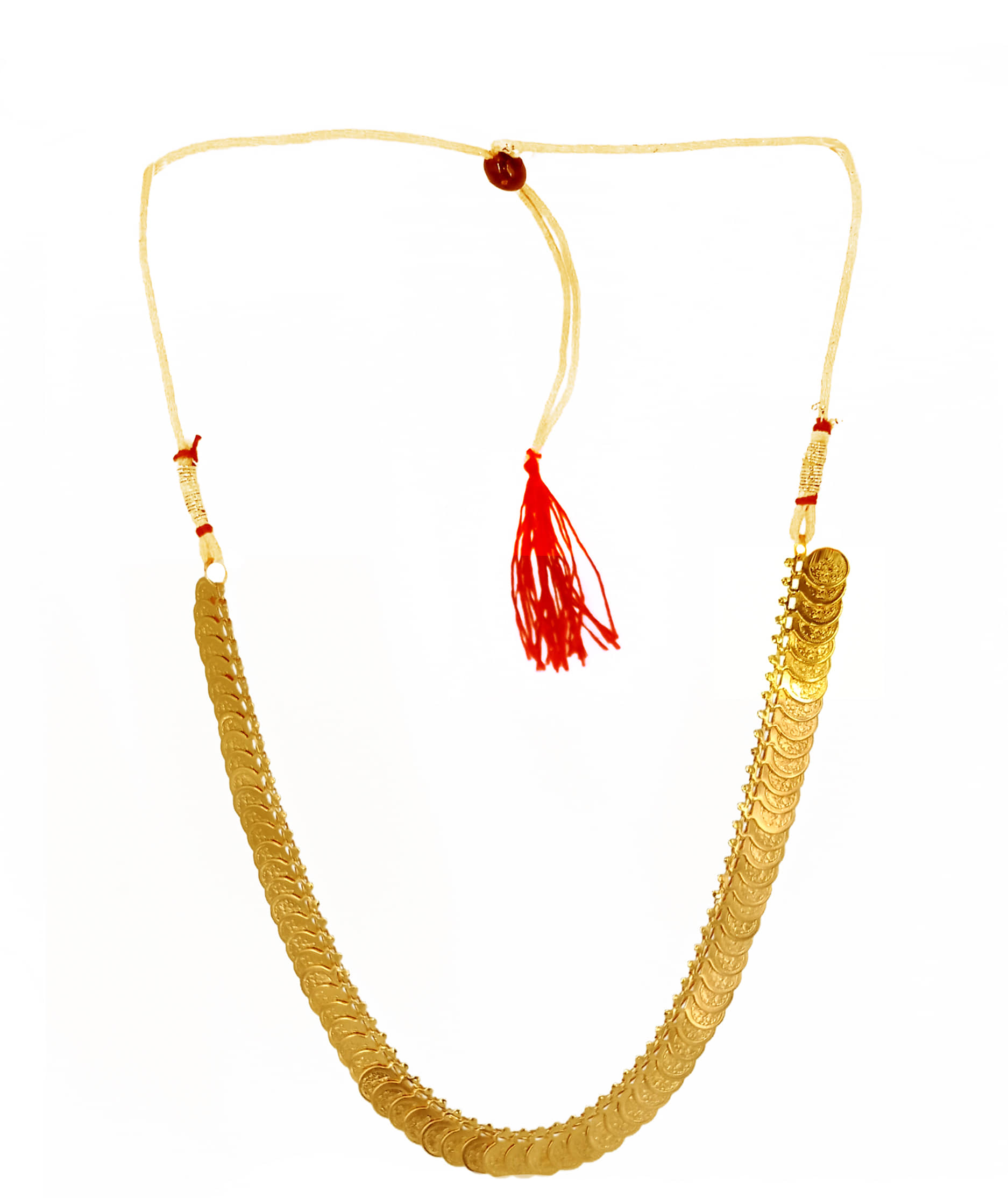 JIPPA - Golden Metal Necklace ( Pack of 1 )