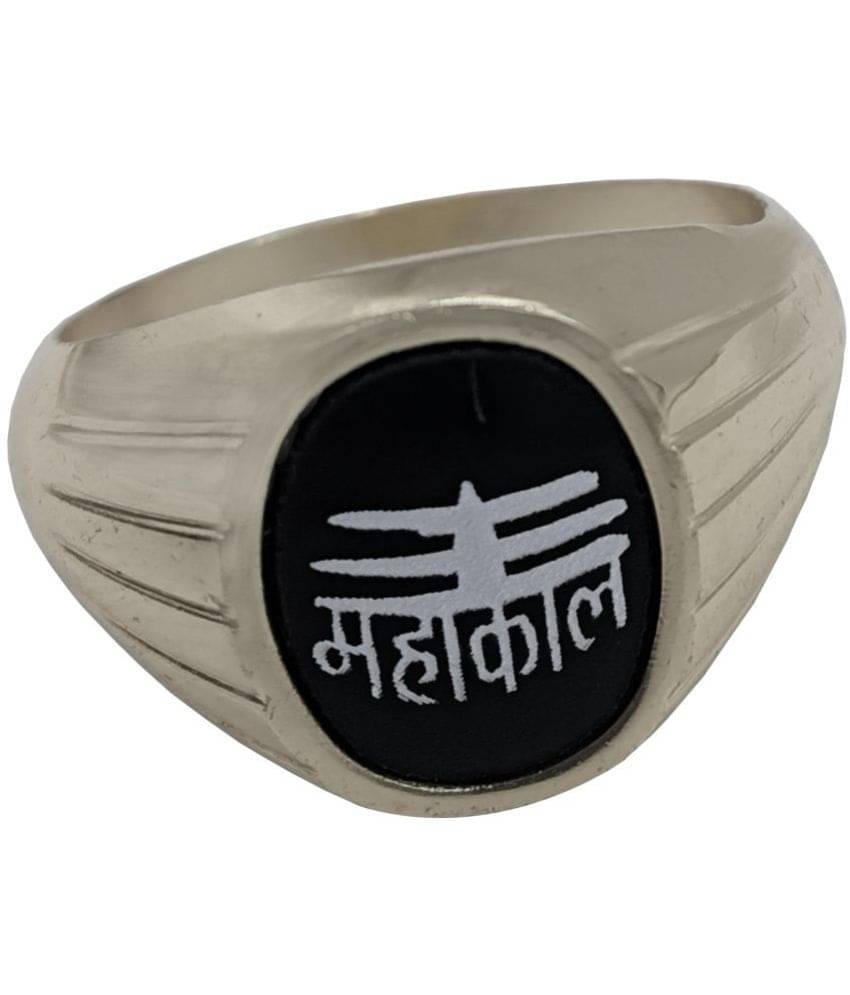     			JIPPA - Silver Rings ( Pack of 1 )