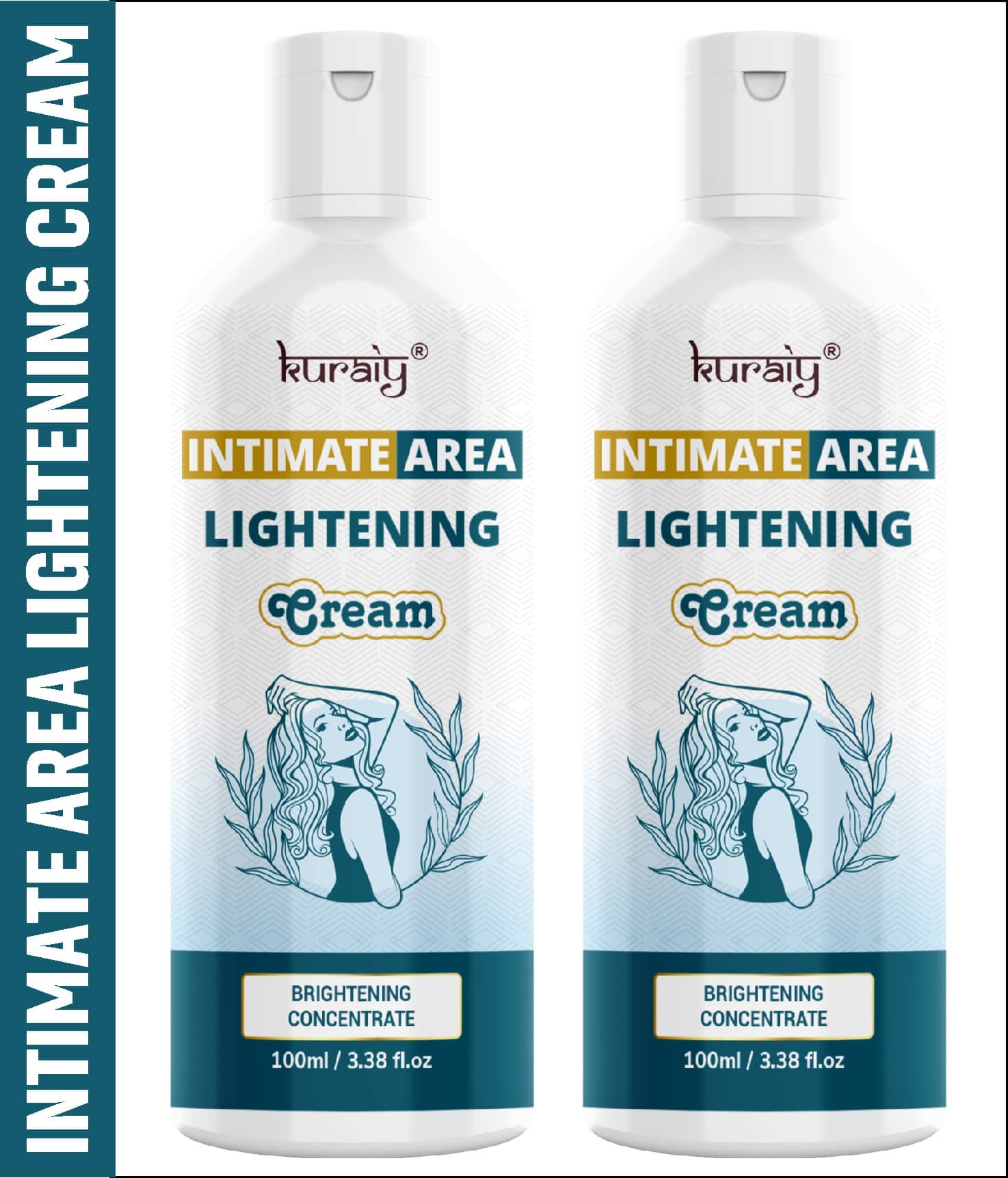 KURAIY Skin Whitening Cream For Clear Glowing Skin & Tan removal For Women & Men Pack Of 2