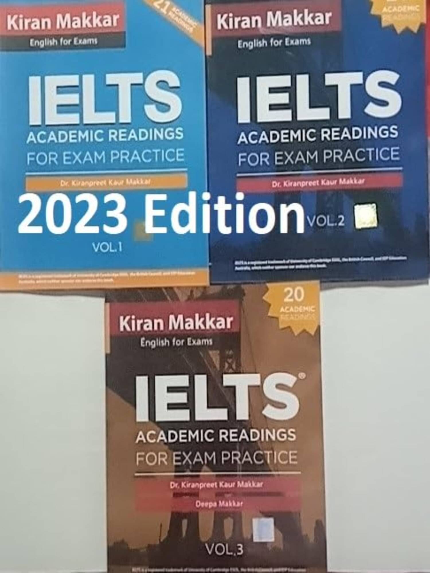 Makkar IELTS Academic Readings Practice Book Vol. 1 and Vol. 2 and Vol. 3 (Combo of 3 Books) Latest 2023 Edition Makkar IELTS Academic Readings Practice Book Vol. 1 and Vol. 2 and Vol. 3 (Combo of 3 Books) Latest 2023 Edition