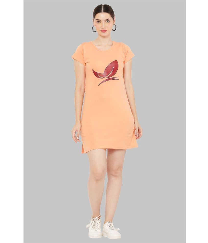 PREEGO - Lime Green Cotton Blend Women's Nightwear Night T-Shirt ( Pack of 1 ) - Nightwear & Loungewear | Buy online on ZillyBuy