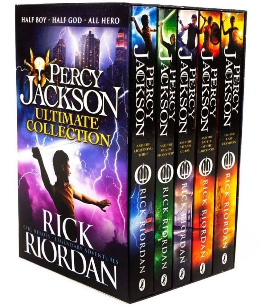 Percy Jackson Complete Collection (5 Book Set) Paperback 2013 by Rick Riordan Percy Jackson Complete Collection (5 Book Set) Paperback 2013 by Rick Riordan