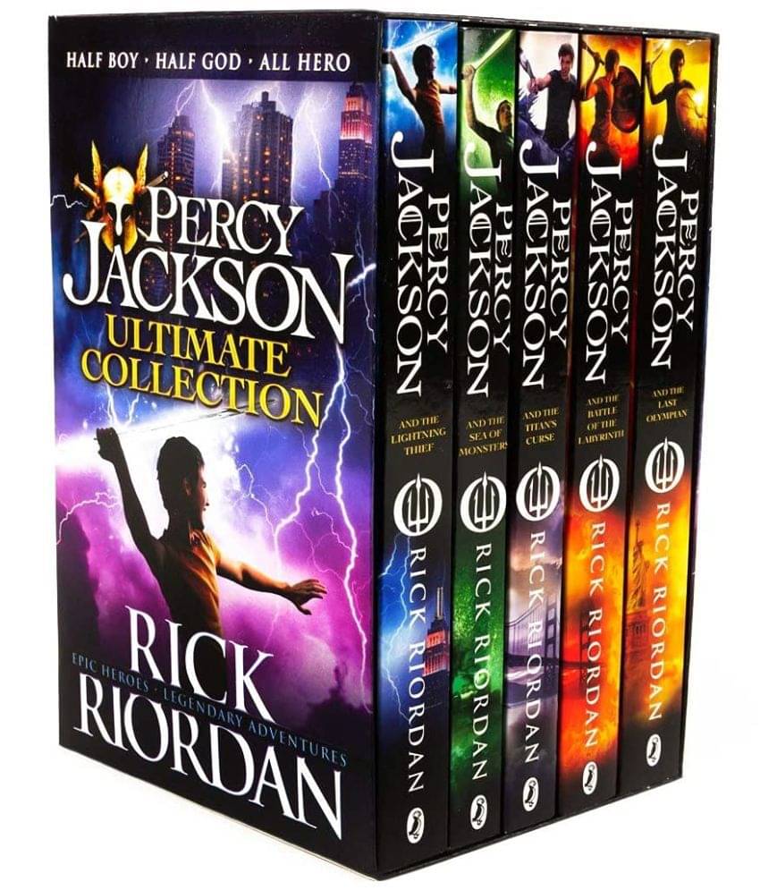Percy Jackson Complete Collection (5 Book Set) Paperback 2013 by Rick Riordan Percy Jackson Complete Collection (5 Book Set) Paperback 2013 by Rick Riordan