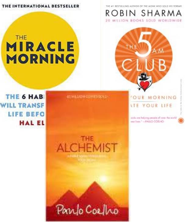     			The Miracle Morning + 5 Am Club + The Alchemist