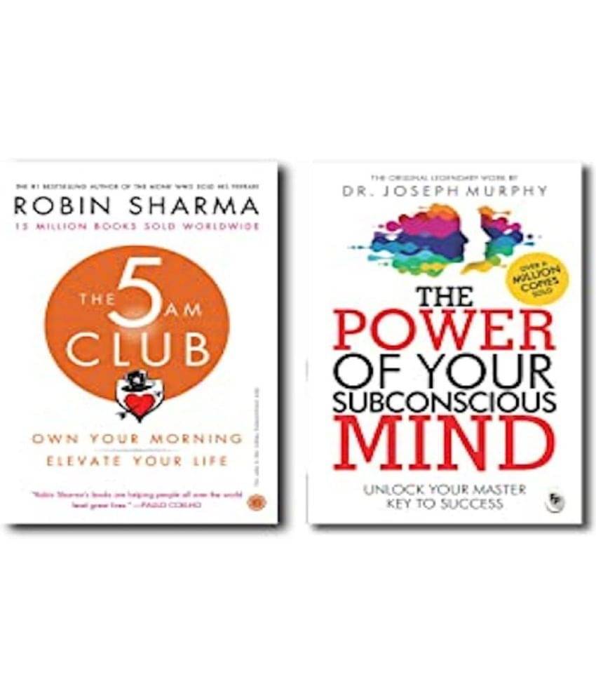 The Power of your Subconscious Mind + The 5 AM Club (2 Books Combo The Power of your Subconscious Mind + The 5 AM Club (2 Books Combo