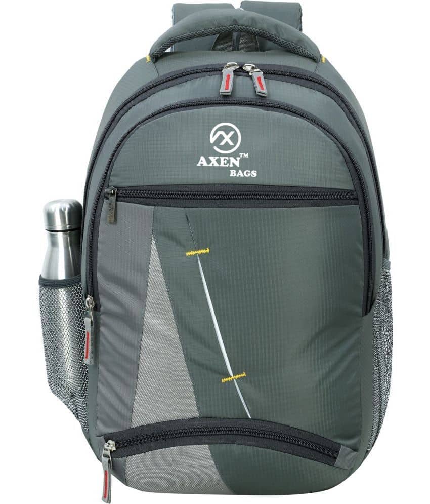 AXEN BAGS - Grey Polyester Backpack ( 45 Ltrs ) - Handbags | Buy online on ZillyBuy