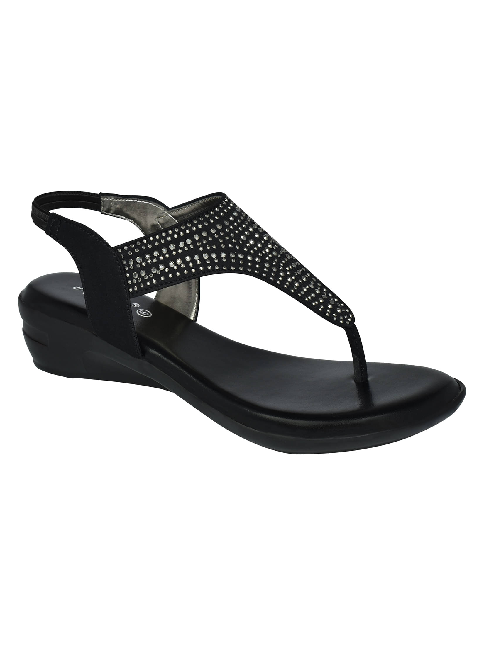     			Ajanta - Black Women's Flats