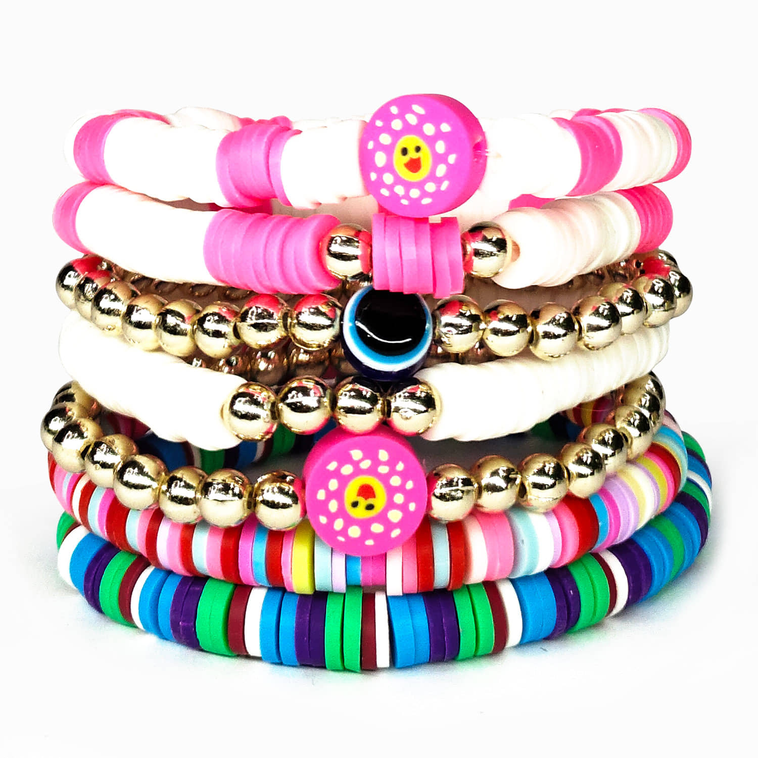 DAIVYA WELLNESS - Multicolor Bracelet ( Pack of 7 ) - Bangles & Bracelets | Buy online on ZillyBuy