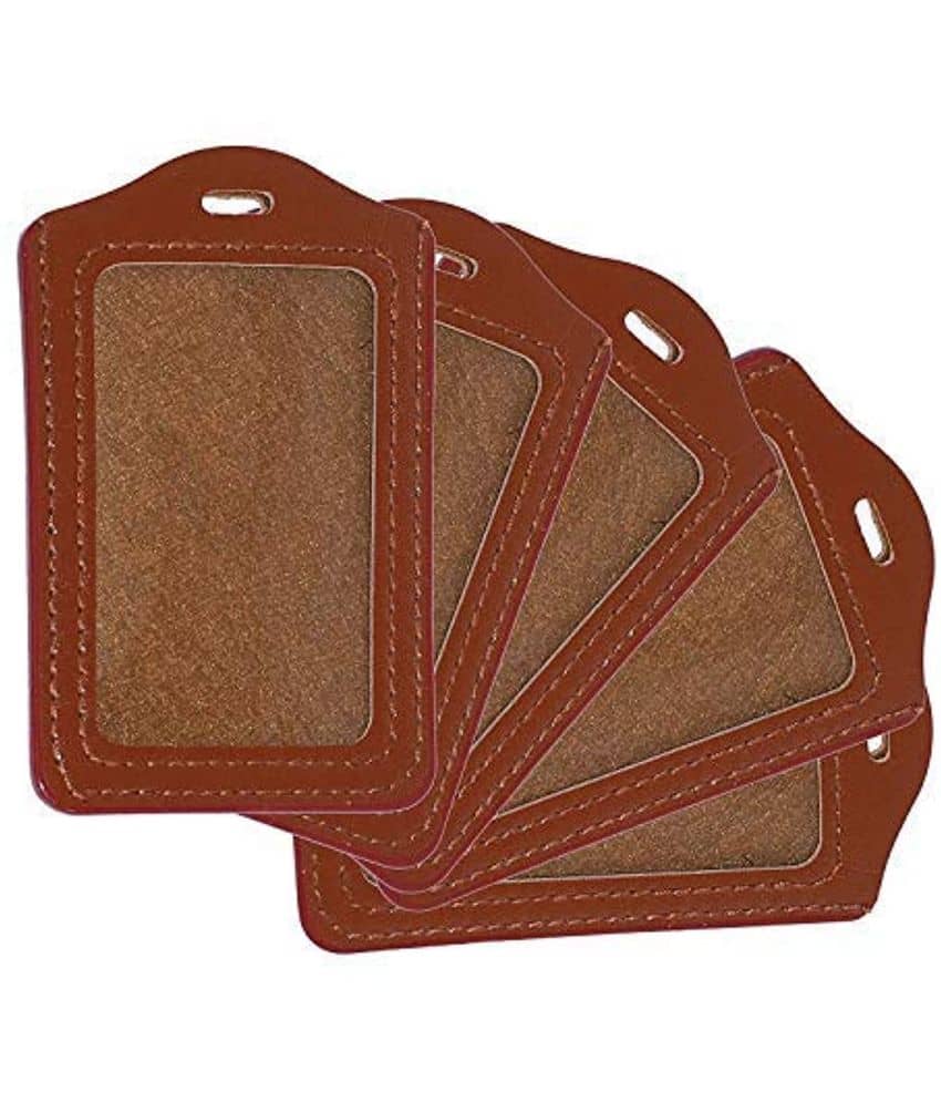 Dey 's stationery store - PU Leather Card Holder ( Pack 5 )