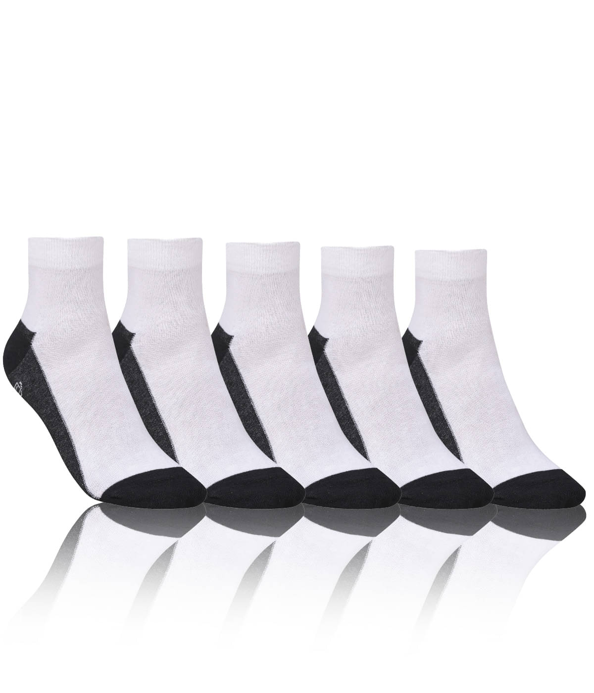     			Dollar - Cotton Men's Printed Black Ankle Length Socks ( Pack of 5 )