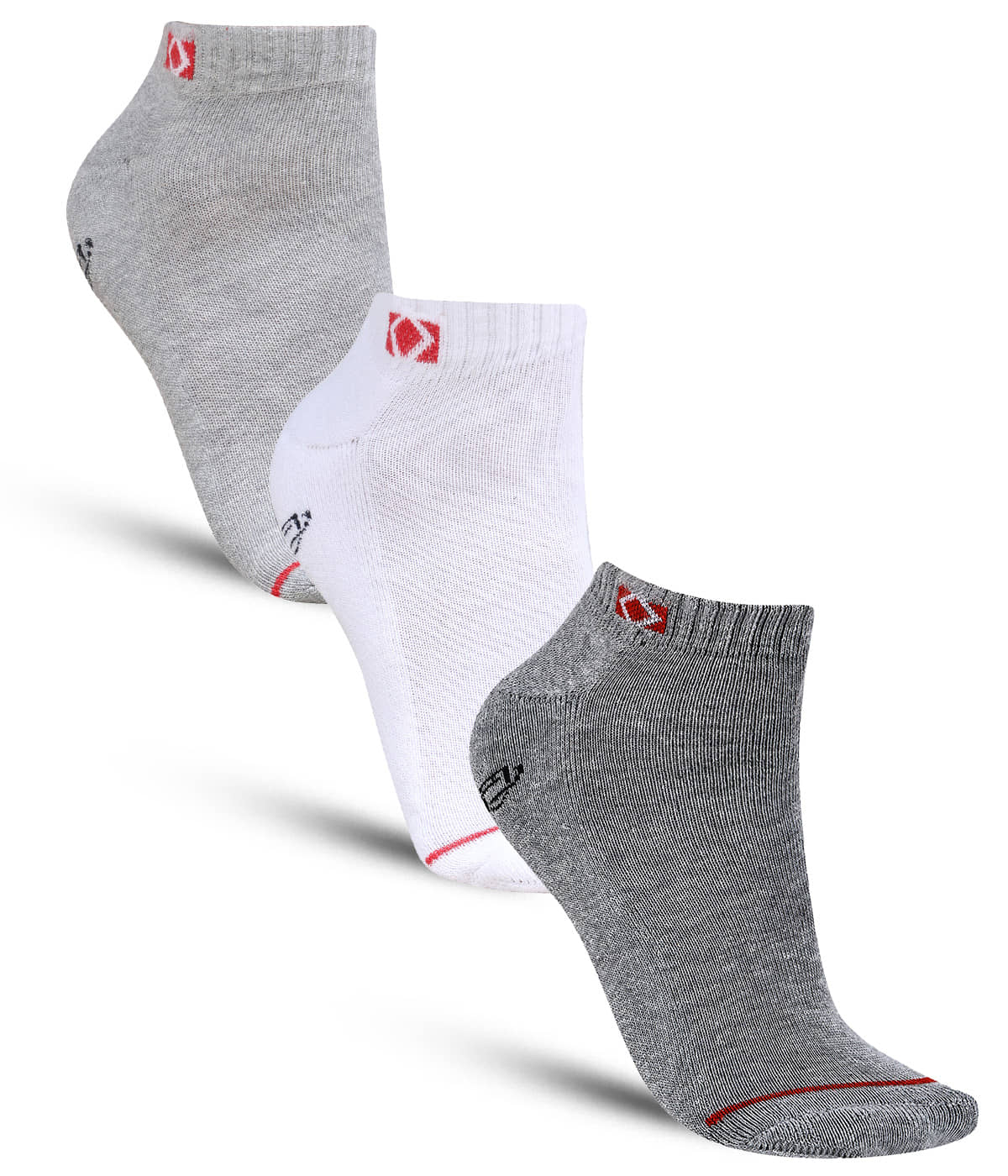 Dollar - Cotton Men's Self Design Multicolor Ankle Length Socks ( Pack of 3 ) - Socks | Buy online on ZillyBuy