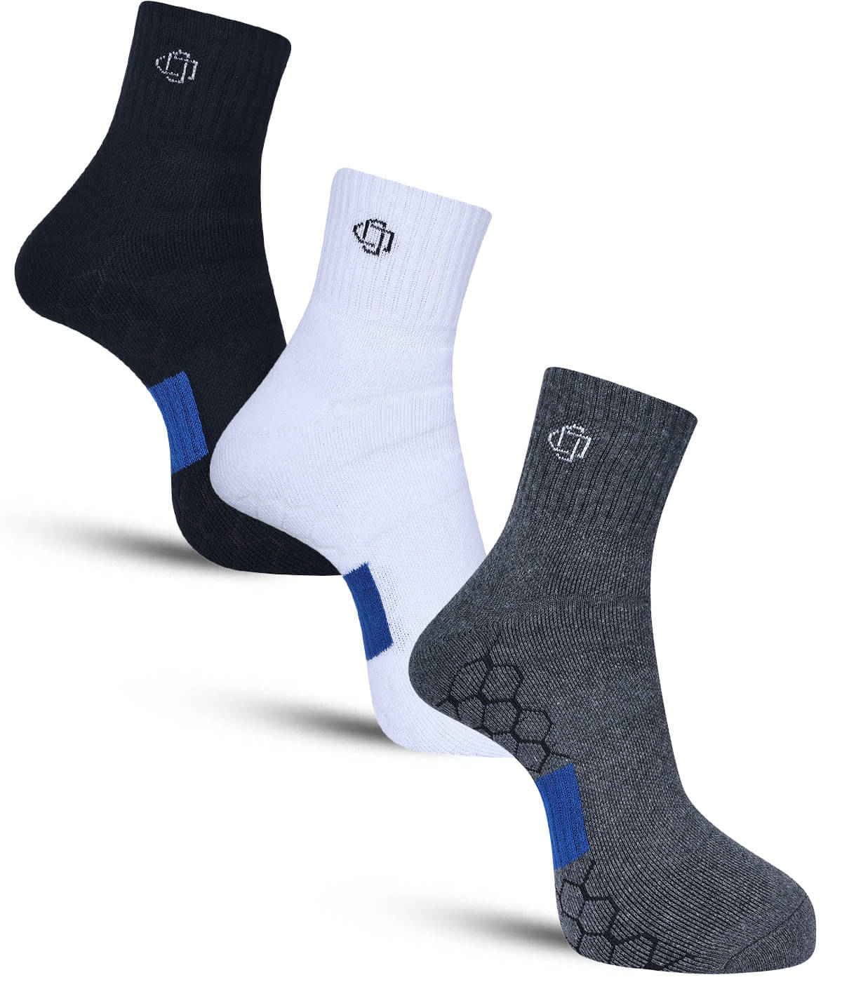 Dollar - Cotton Men's Self Design Multicolor Ankle Length Socks ( Pack of 3 )     			Dollar - Cotton Men's Self Design Multicolor Ankle Length Socks ( Pack of 3 )
