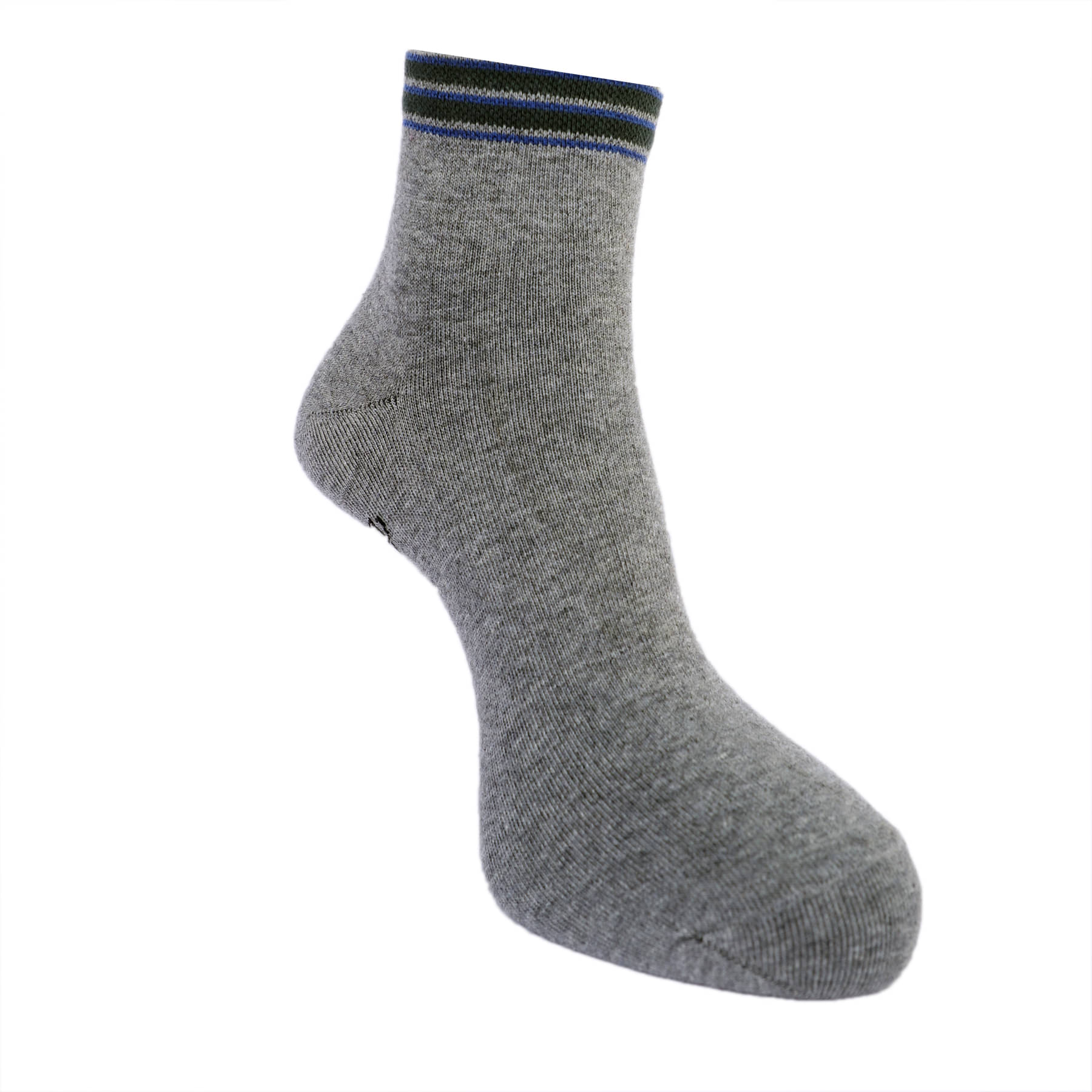     			Dollar - Cotton Men's Solid Multicolor Ankle Length Socks ( Pack of 3 )
