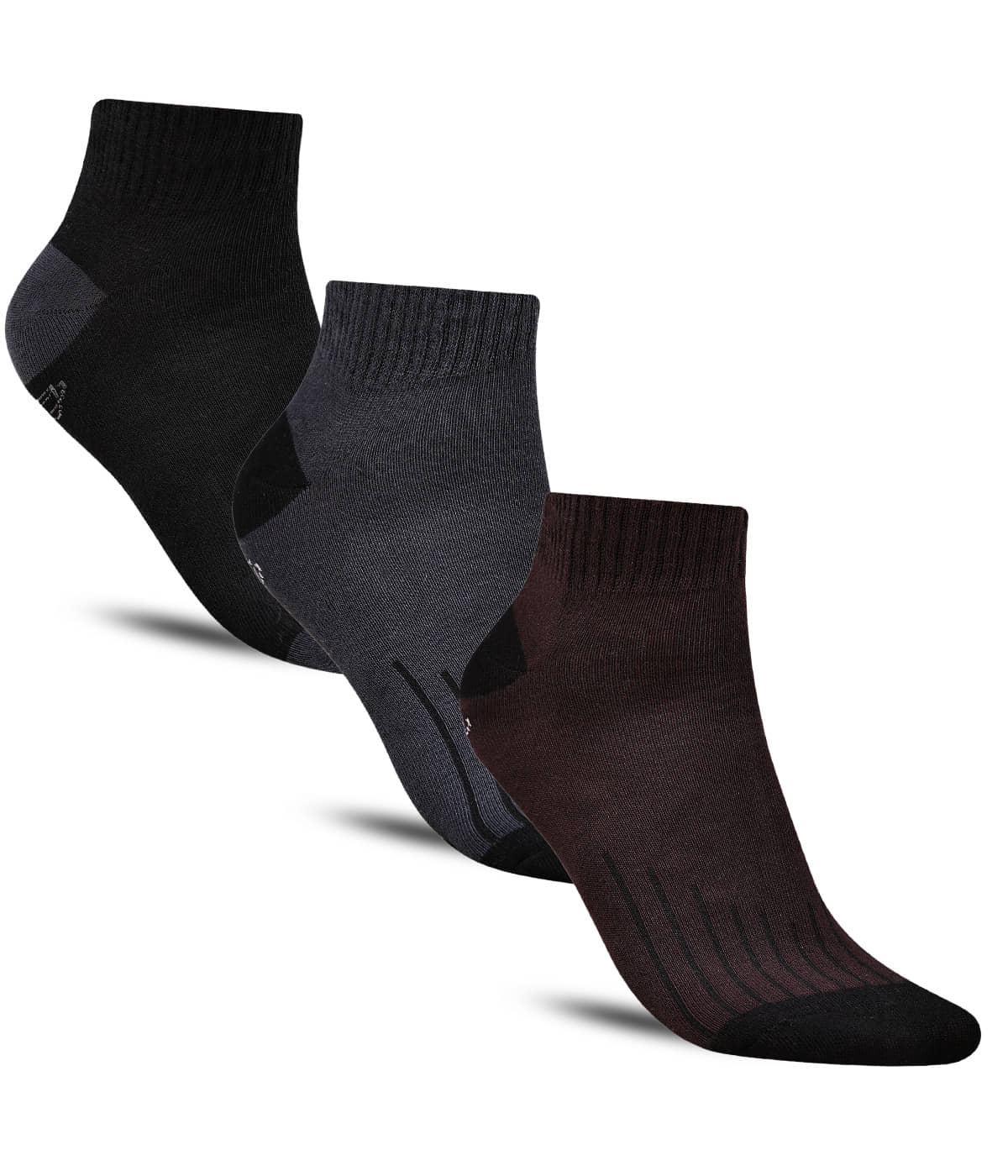 Dollar - Cotton Men's Solid Multicolor Ankle Length Socks ( Pack of 3 ) - Socks | Buy online on ZillyBuy