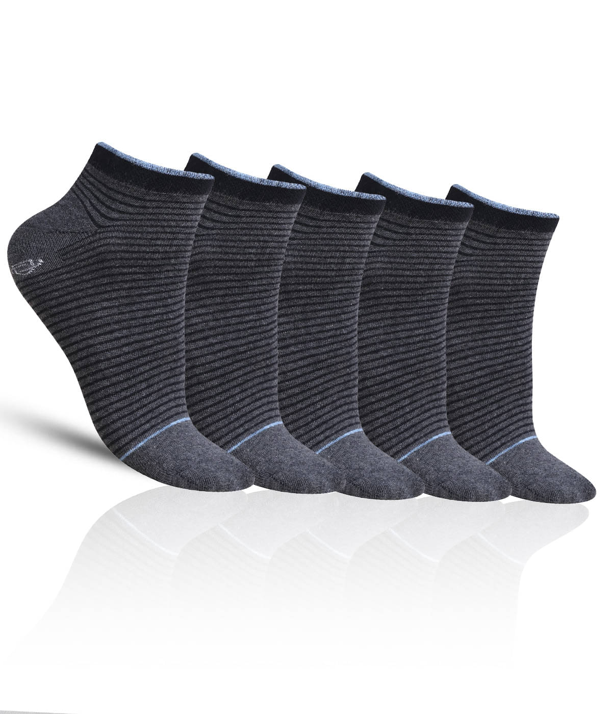    			Dollar - Cotton Men's Striped Multicolor Mid Length Socks ( Pack of 5 )