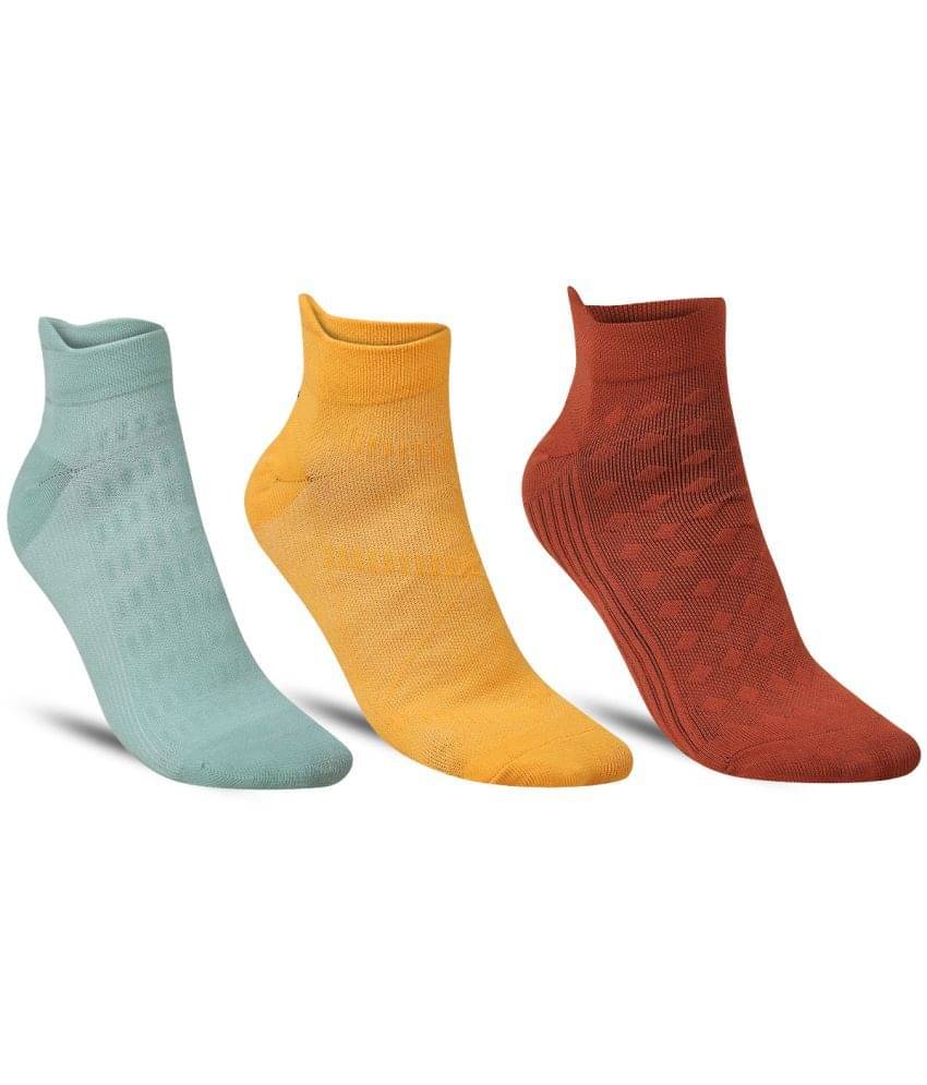 Dollar - Nylon Men's Solid Multicolor Ankle Length Socks ( Pack of 3 )     			Dollar - Nylon Men's Solid Multicolor Ankle Length Socks ( Pack of 3 )