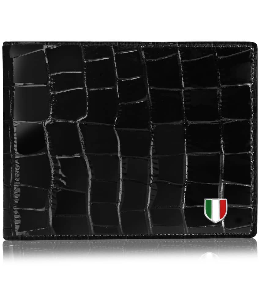 GIOVANNY - Black Faux Leather Men's Regular Wallet ( Pack of 1 ) - Handbags | Buy online on ZillyBuy