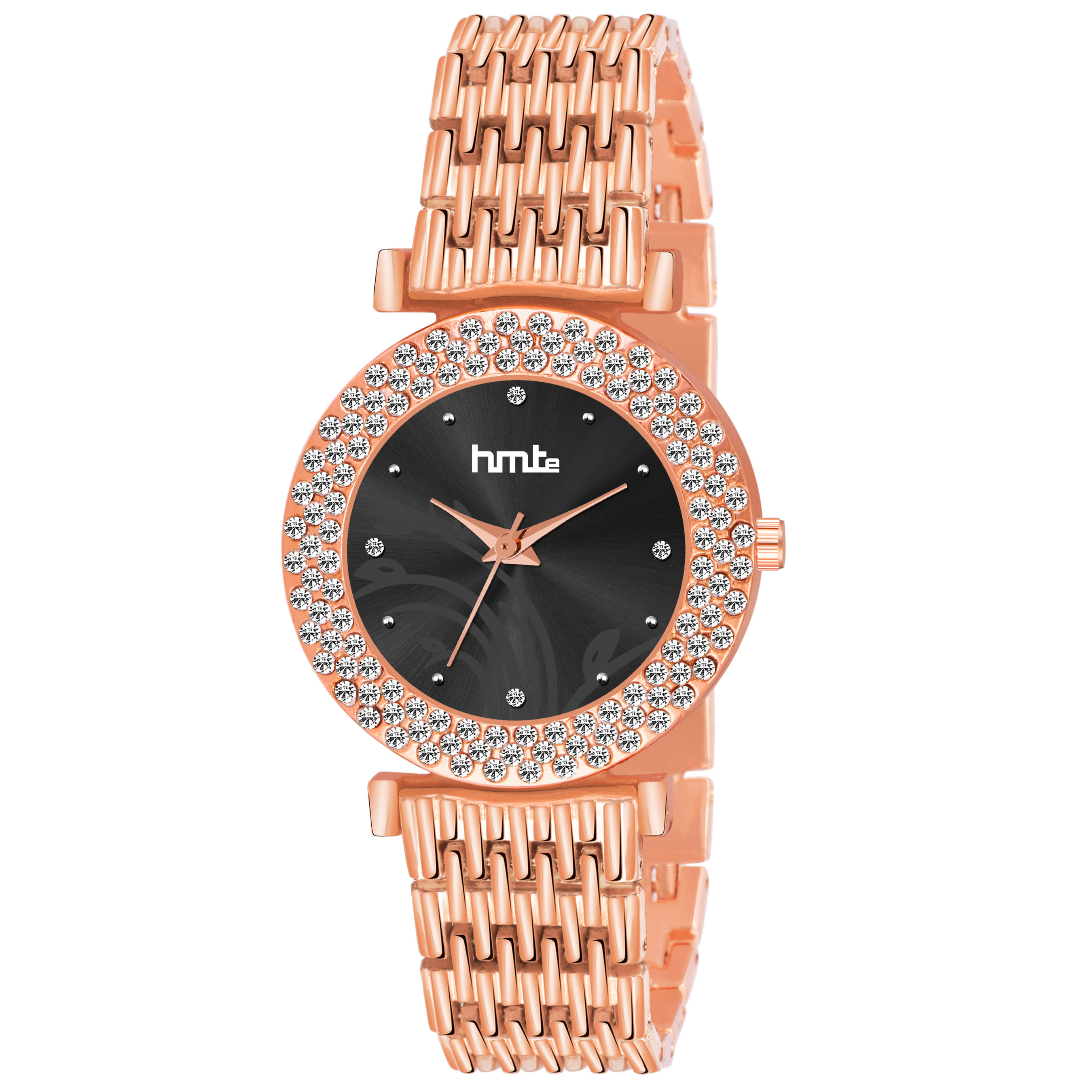 HMTe - Rose Gold Metal Analog Womens Watch