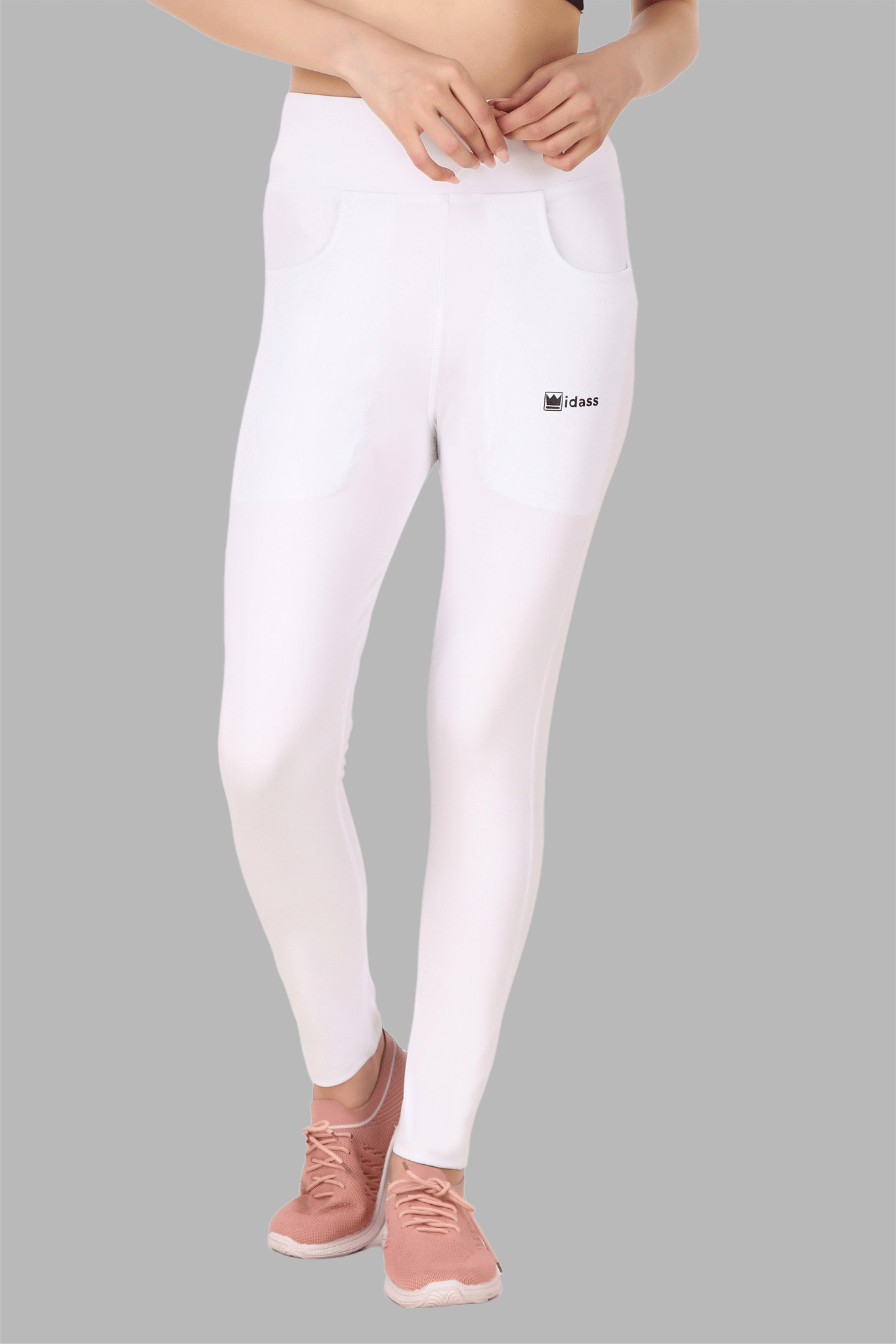 IDASS - Lycra Slim Fit White Women's Jeggings ( Pack of 1 )