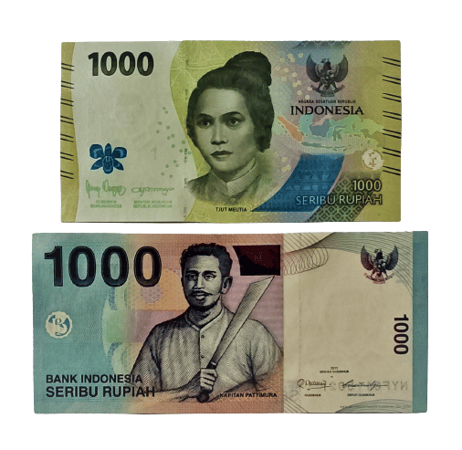 INDONESIA 2 DIFFERENT WITH SAME VALUE 1000 RUPIAH IN TOP UNC GRADE INDONESIA 2 DIFFERENT WITH SAME VALUE 1000 RUPIAH IN TOP UNC GRADE