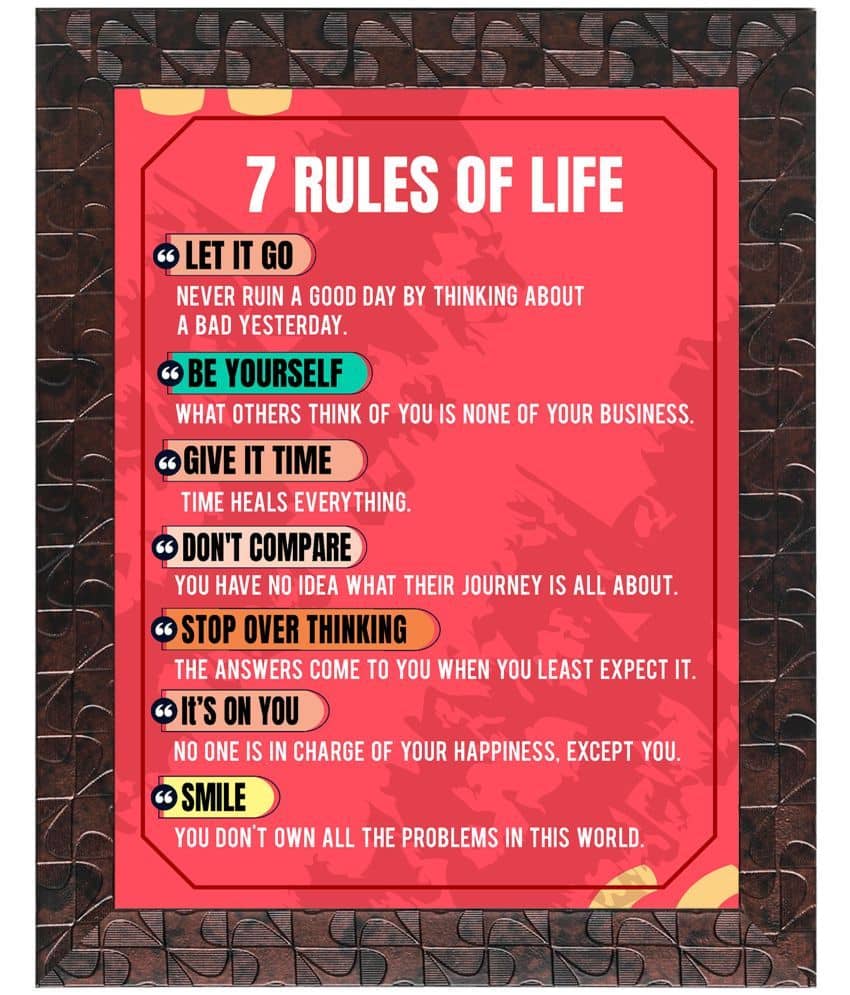 Indianara - Motivational Painting With Frame