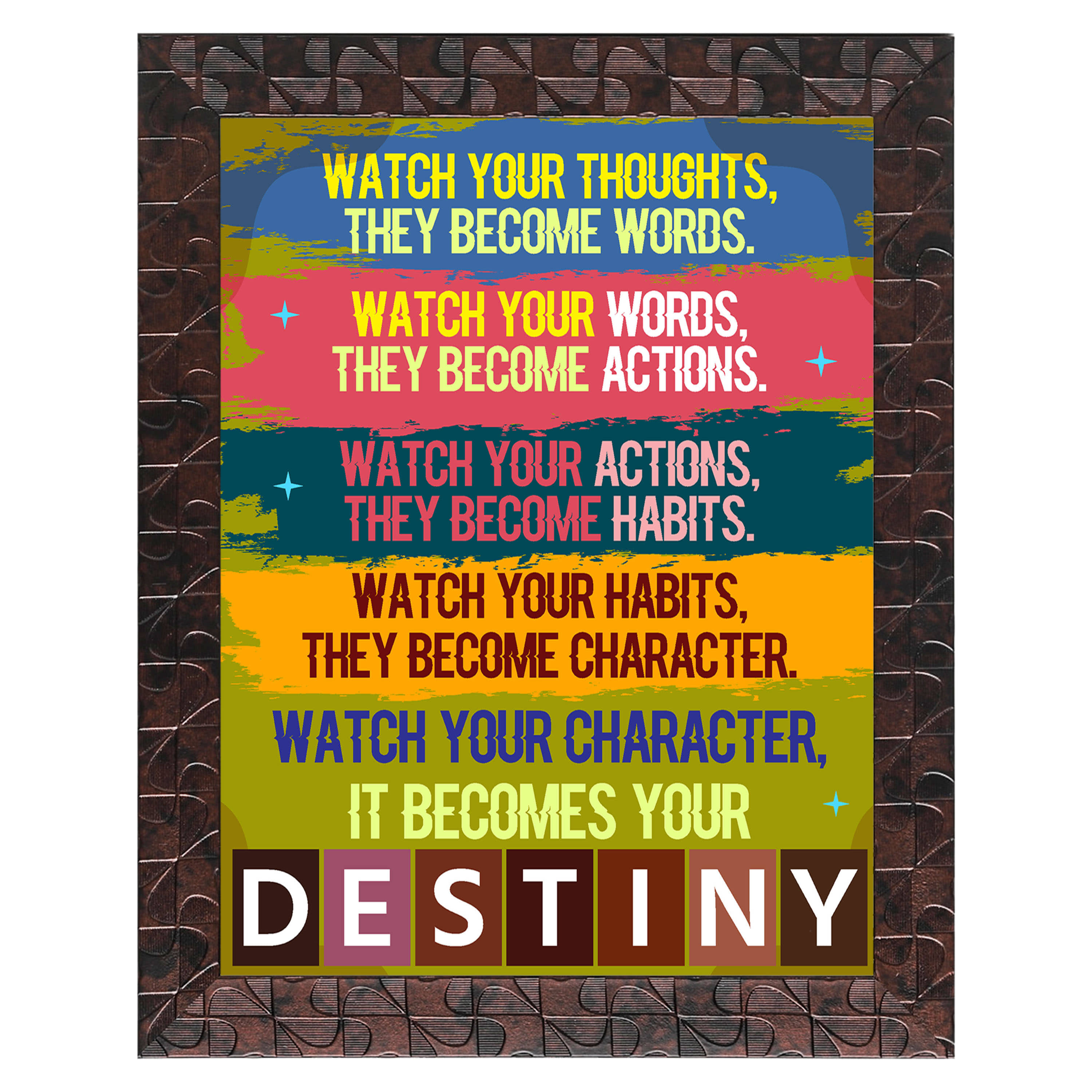 Indianara - Quotes Painting With Frame