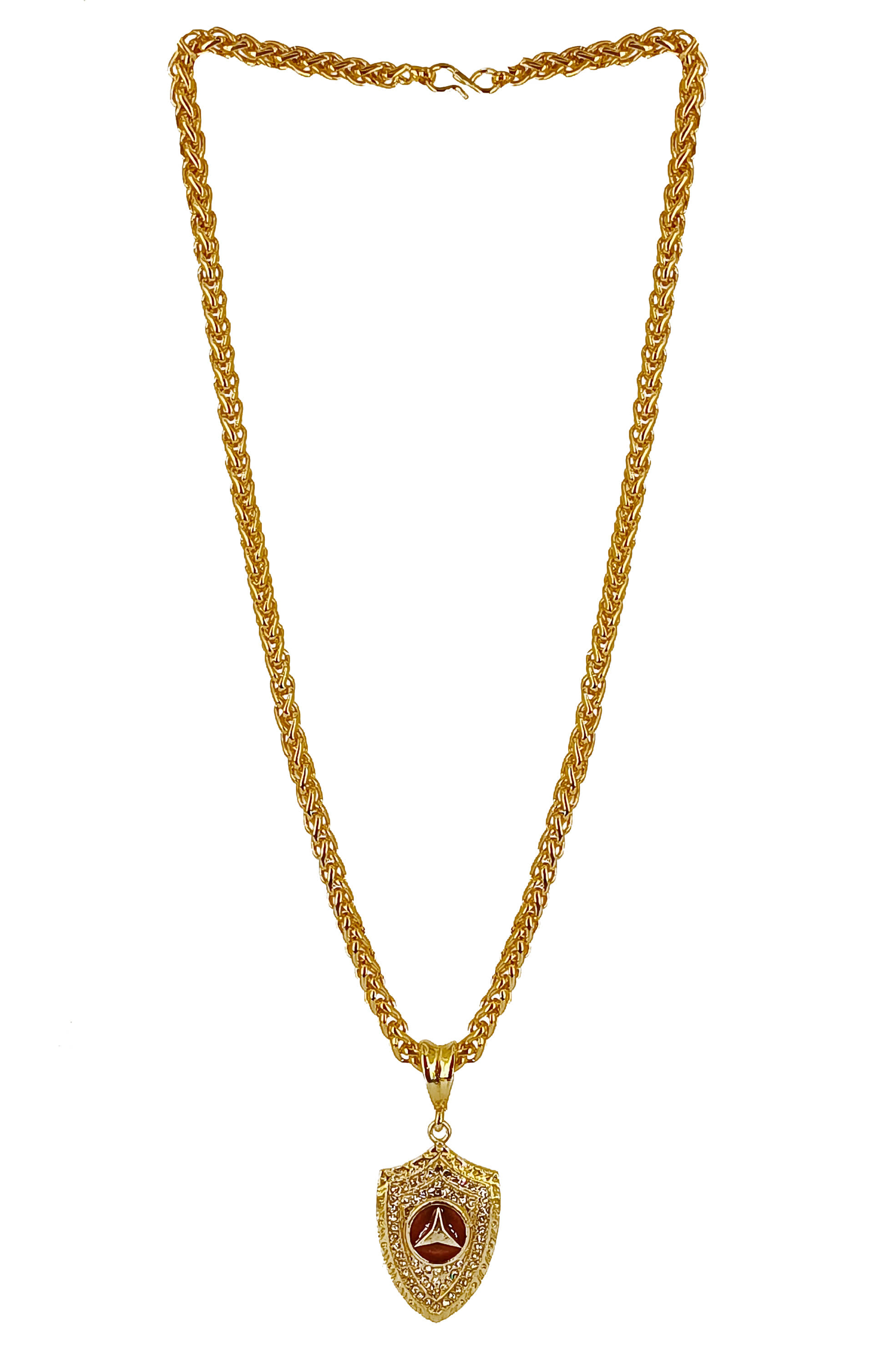 JIPPA - Gold Pendant ( Pack of 1 )