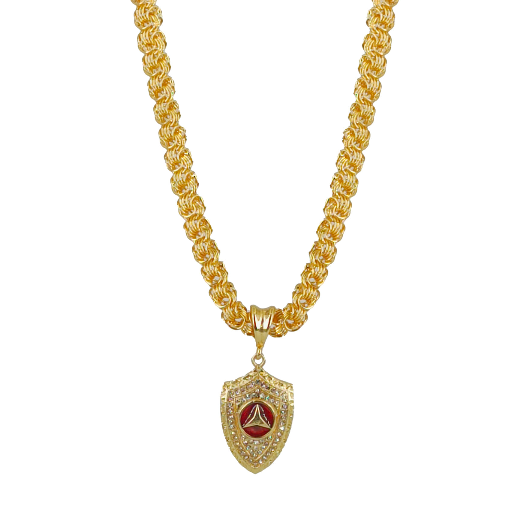 JIPPA - Gold Pendant set ( Pack of 1 )
