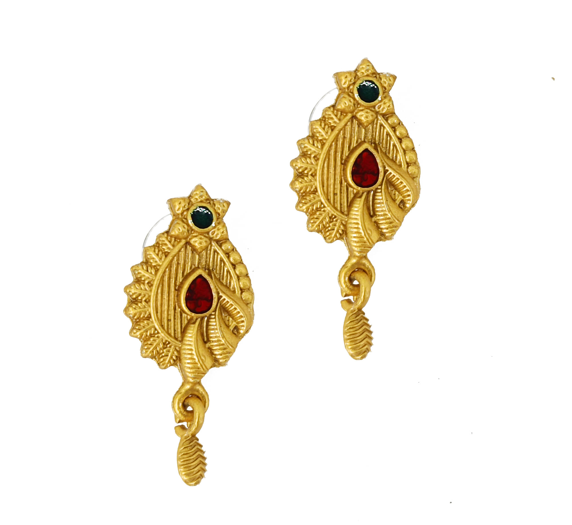     			JIPPA - Gold Stud Earrings ( Pack of 1 )