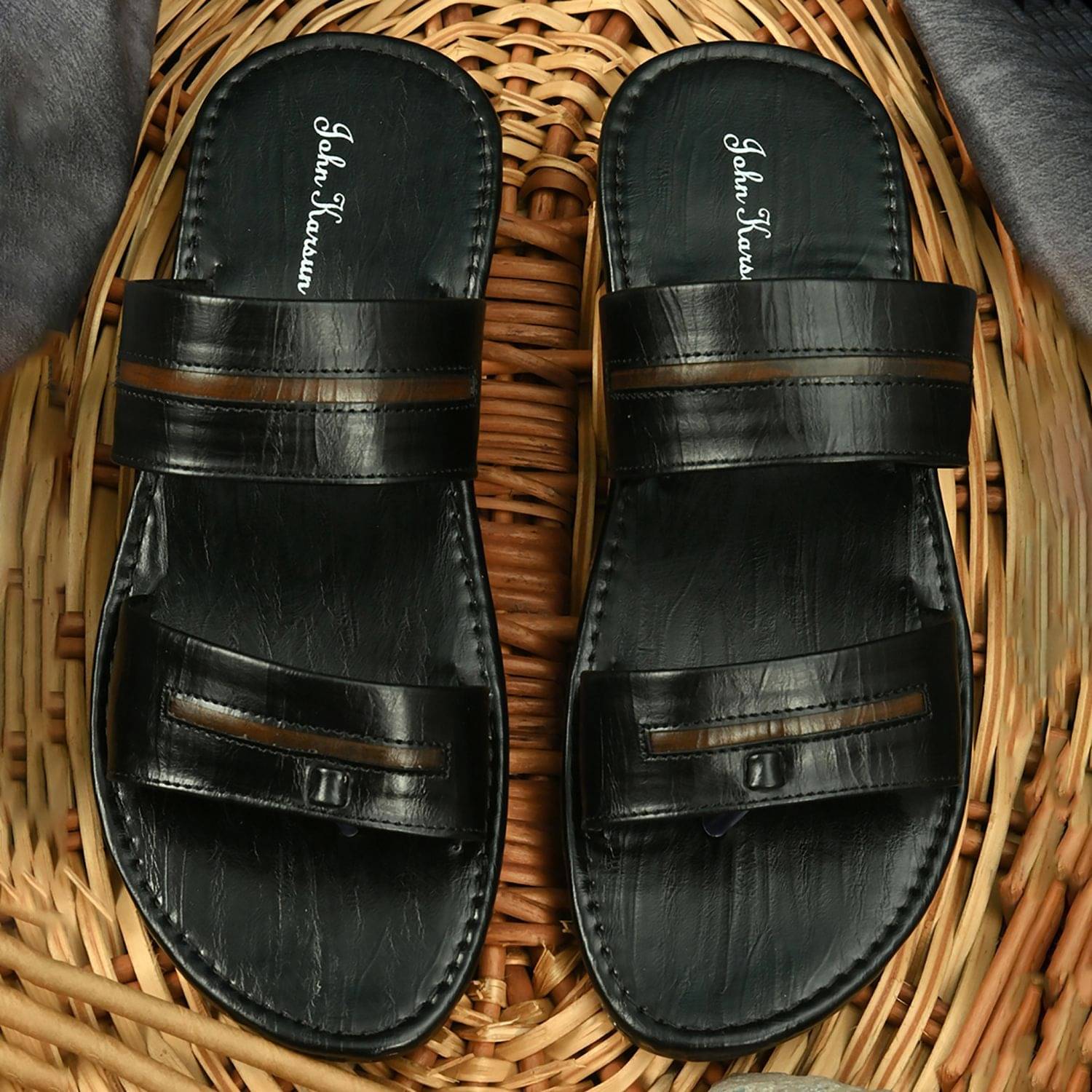     			John Karsun - Black  Daily Slipper