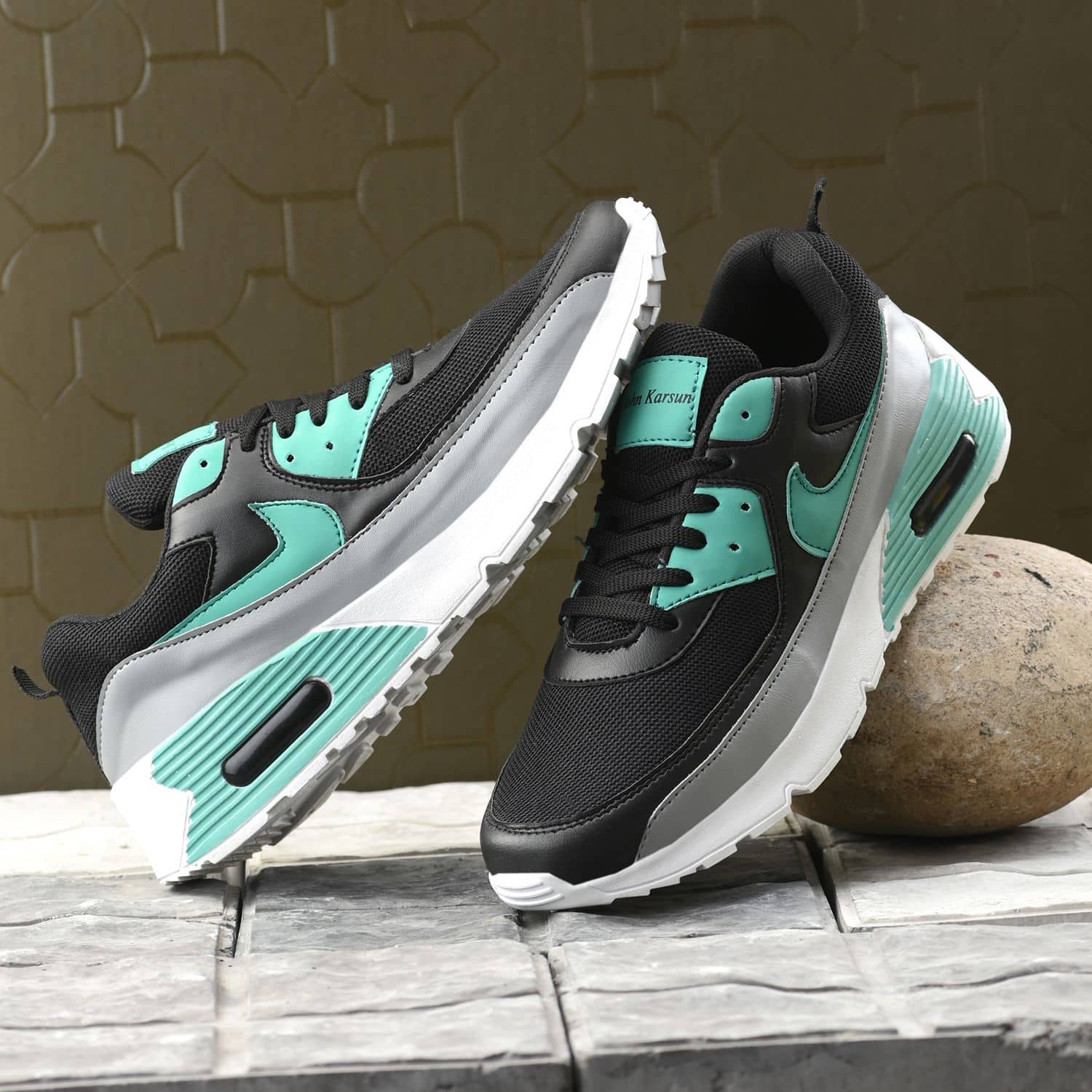 John Karsun - Black Men's Sneakers - Casual Shoes | Buy online on ZillyBuy