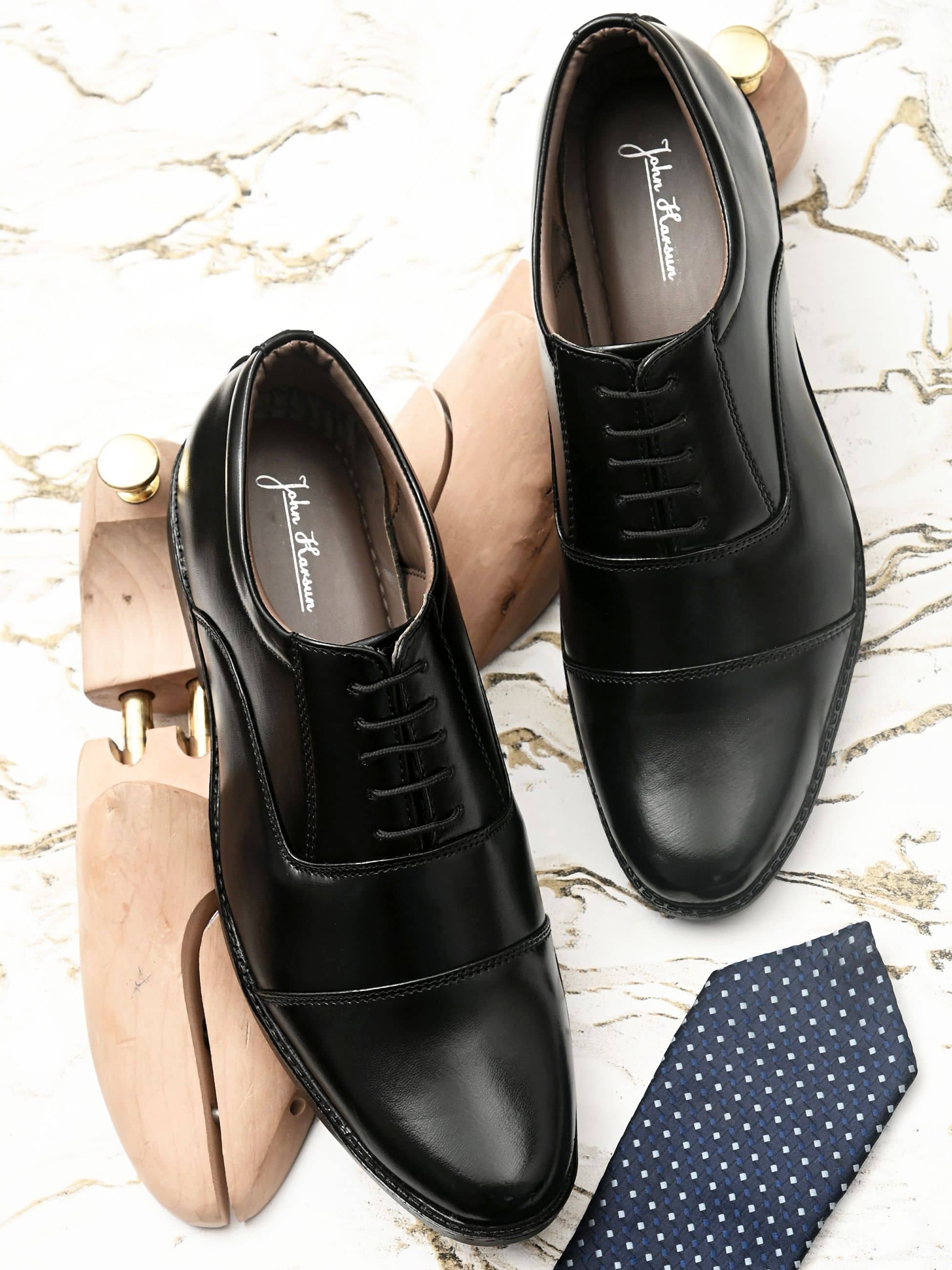 John Karsun - Black Men's Formal Shoes - Formal Shoes | Buy online on ZillyBuy