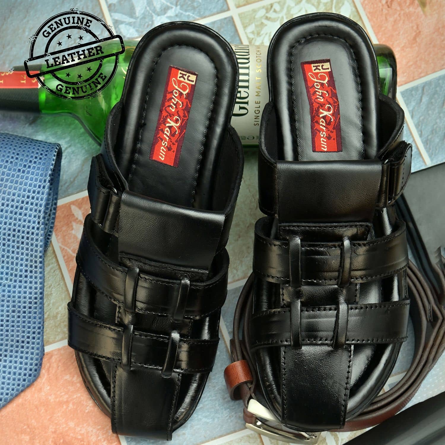John Karsun - Black Men's Sandals