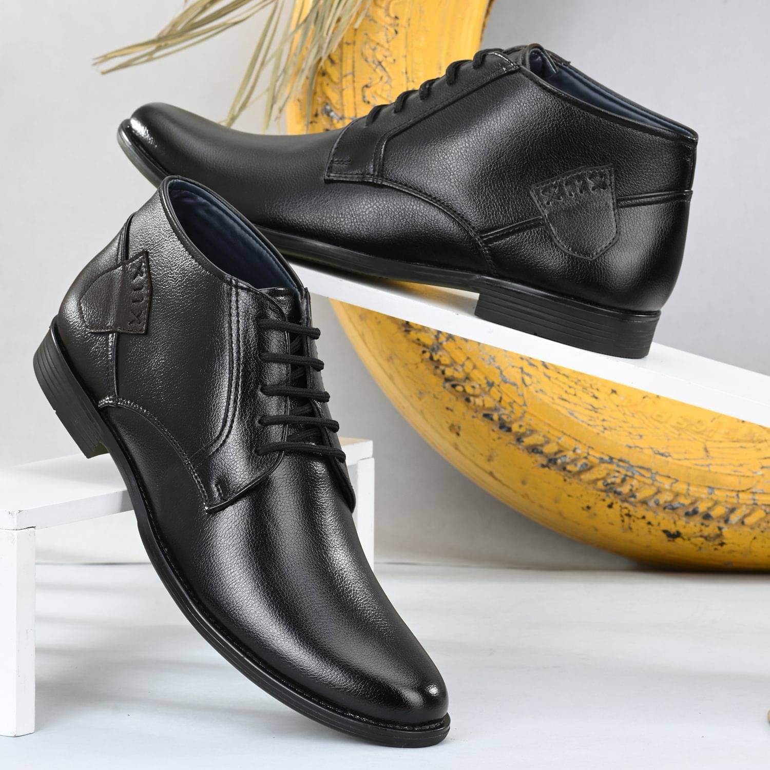 John Karsun - Black Men's Derby Formal Shoes     			John Karsun - Black Men's Derby Formal Shoes