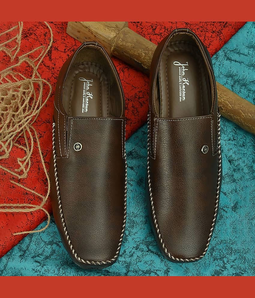 John Karsun - Black Men's Slip On Formal Shoes - Formal Shoes | Buy online on ZillyBuy