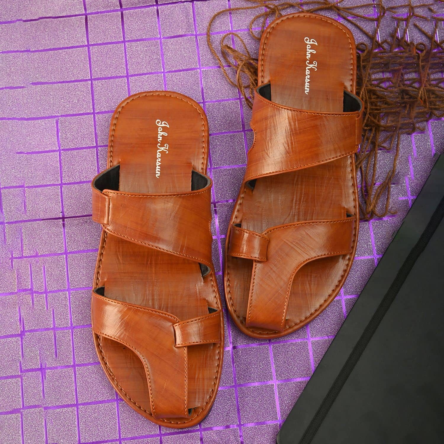 John Karsun - Tan  Daily Slipper