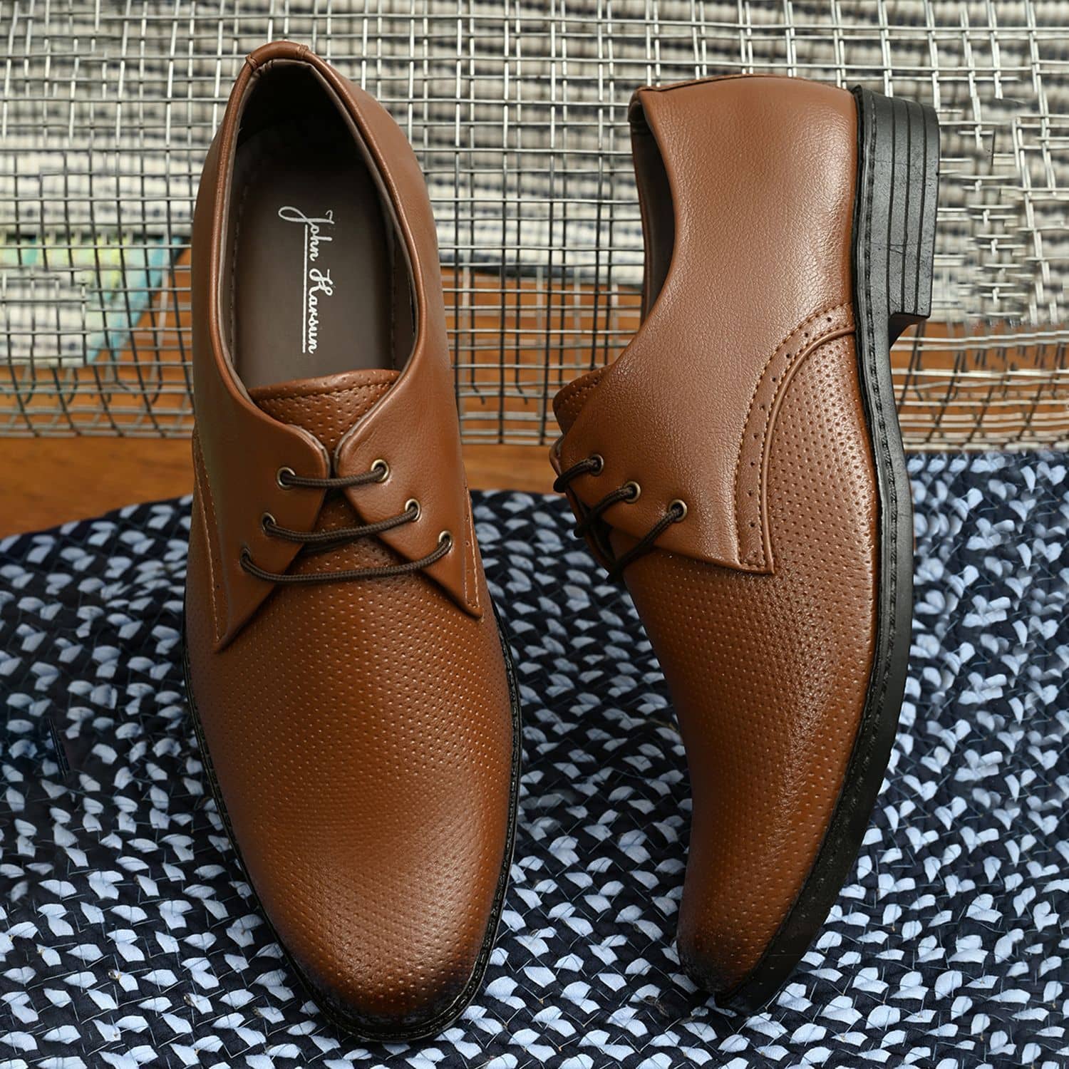 John Karsun - Tan Men's Formal Shoes - Formal Shoes | Buy online on ZillyBuy