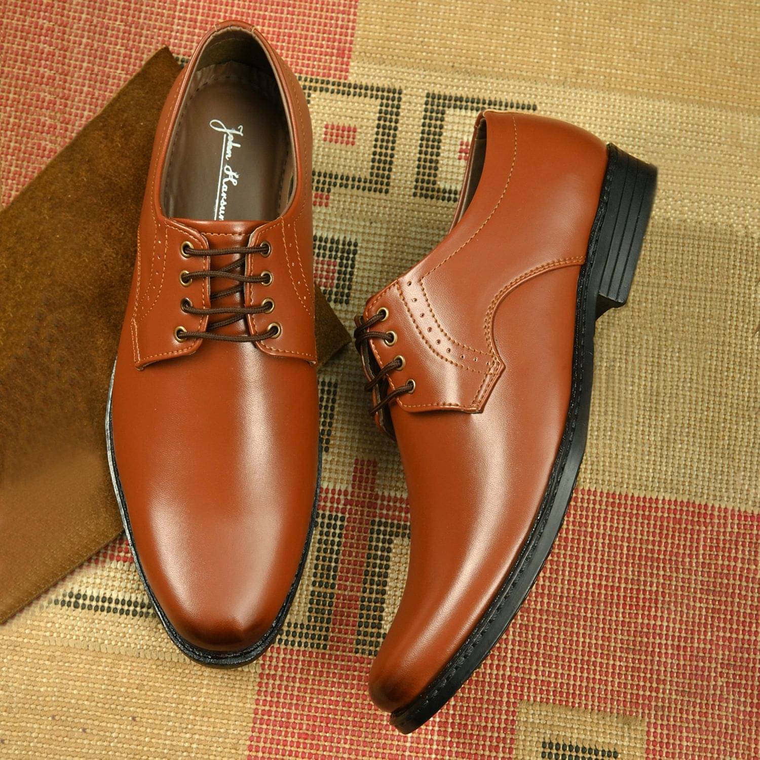 John Karsun - Tan Men's Formal Shoes John Karsun - Tan Men's Formal Shoes