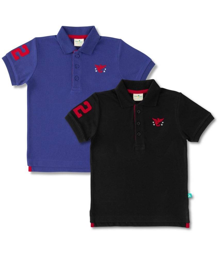     			Juscubs Pack of 1 Boys Cotton Blend Polo T-Shirt ( Multicolor )