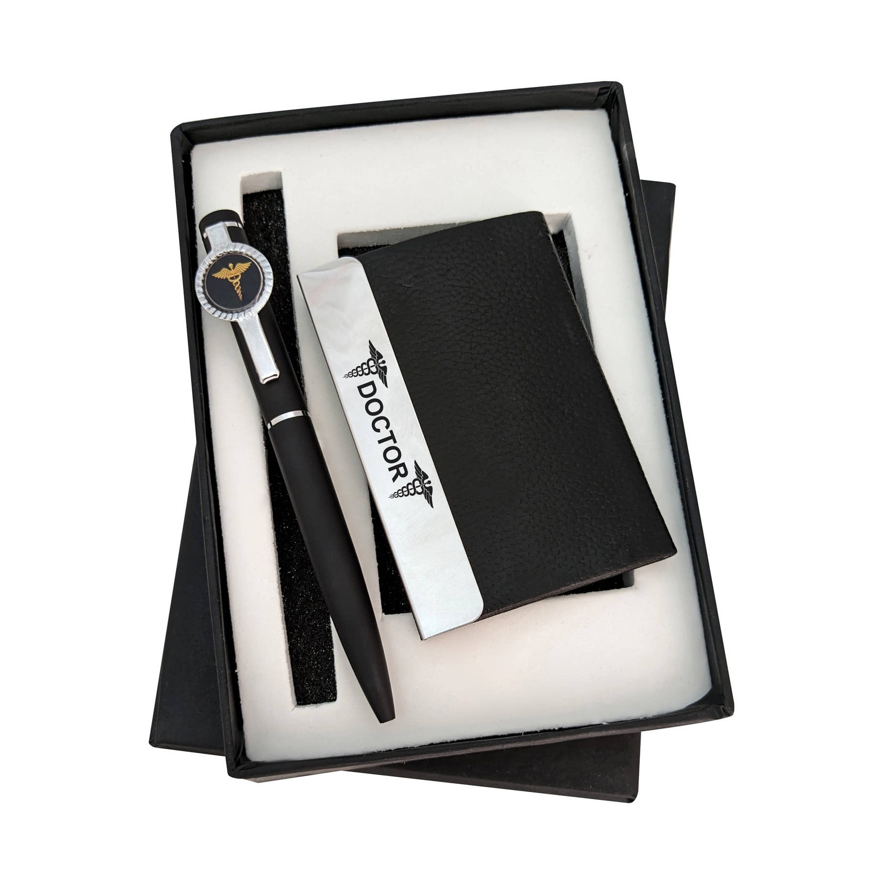 KK CROSI Doctor Pen with Credit-Card Holder Gifting for Doctors Office Set - Stationery | Buy online on ZillyBuy