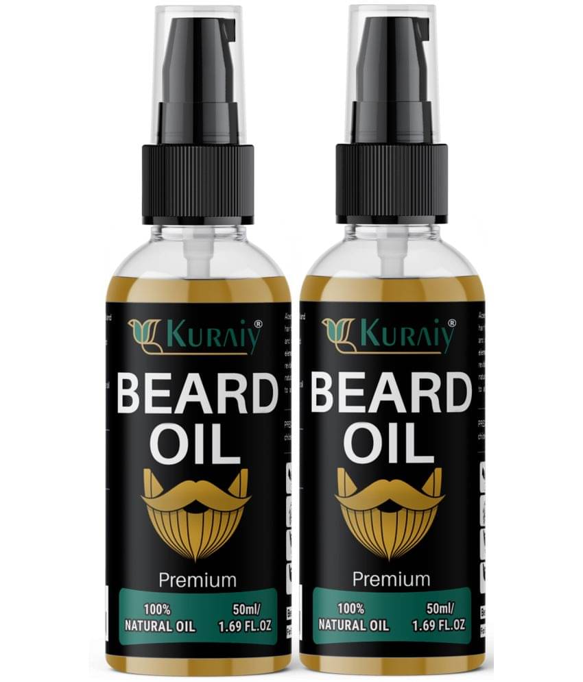     			KURAIY Beard Growth Oil for Men For Better Beard Growth With Thicker Beard (50 ml)