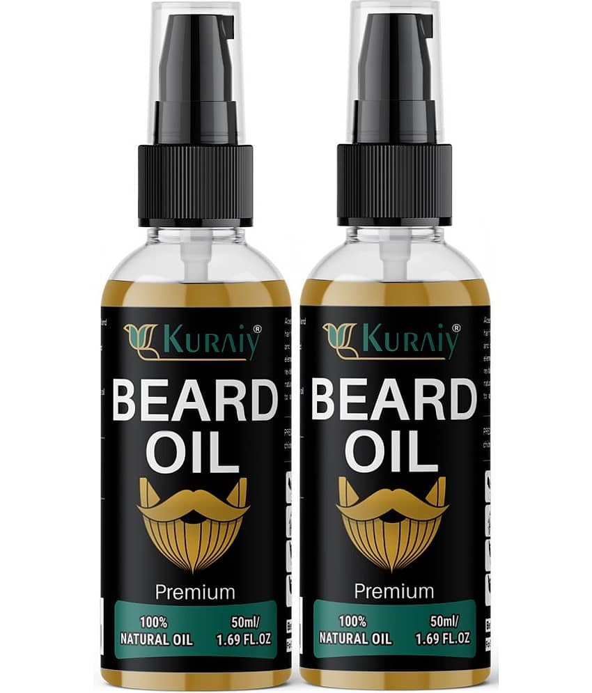KURAIY Beard Growth Oil for Men For Better Beard Growth With Thicker Beard (50 ml) - Beard Care and Tools | Buy online on ZillyBuy