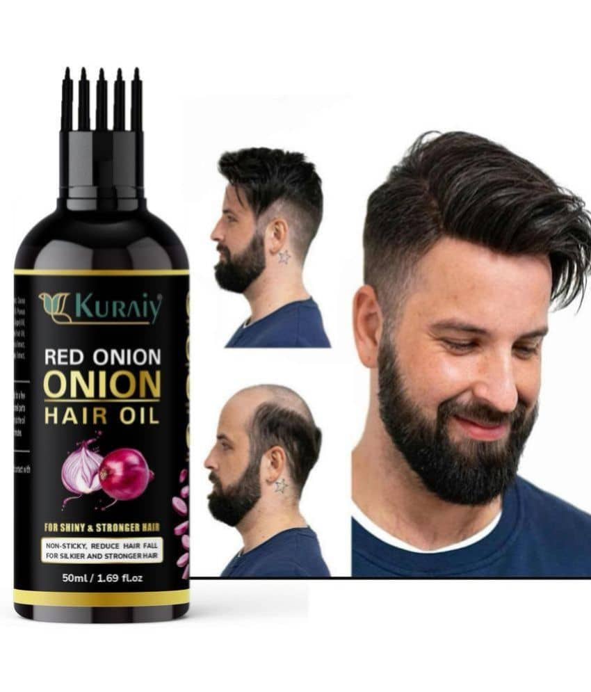 KURAIY ONION All Type of Hair Problem Herbal Anti Dandruff Hair Oil 50 ML Hair Oil PACK OF 1