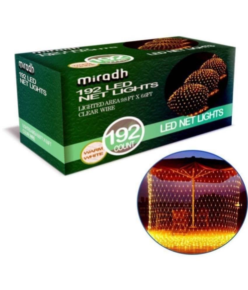 MIRADH - Off White 3Mtr Curtain String Light ( Pack of 1 ) MIRADH - Off White 3Mtr Curtain String Light ( Pack of 1 )