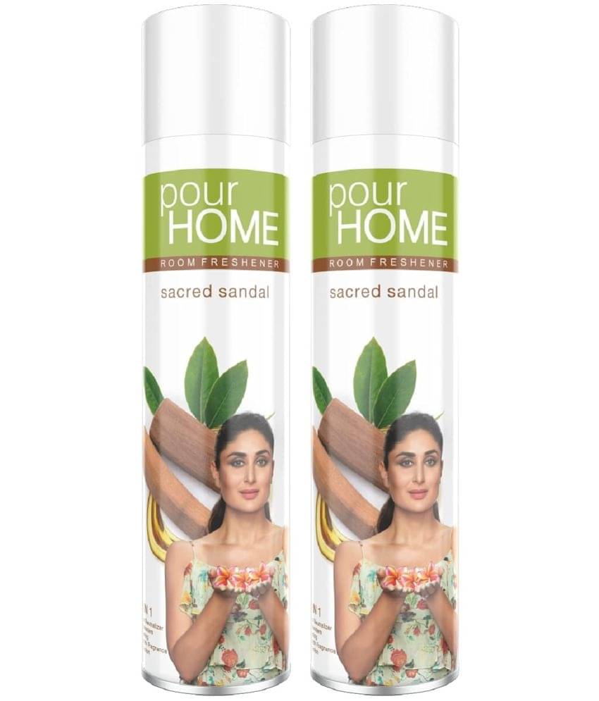 POUR HOME Sandal Room Freshener Spray 220ML Each(Pack of 2) POUR HOME Sandal Room Freshener Spray 220ML Each(Pack of 2)