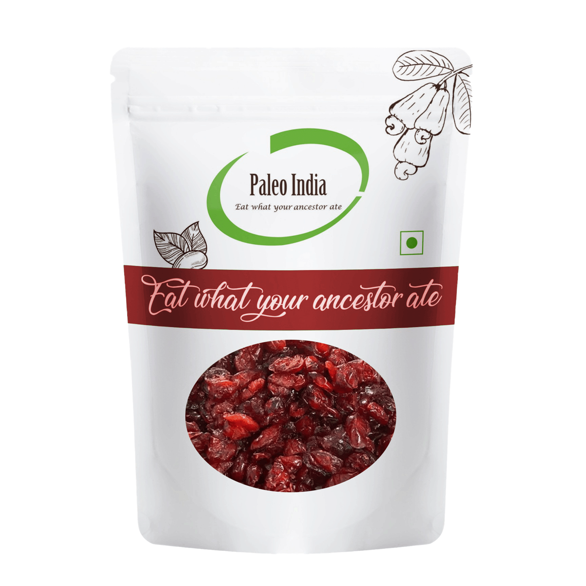 Paleo India 400g Whole Dried Cranberries, Fresh Cranberry Paleo India 400g Whole Dried Cranberries, Fresh Cranberry