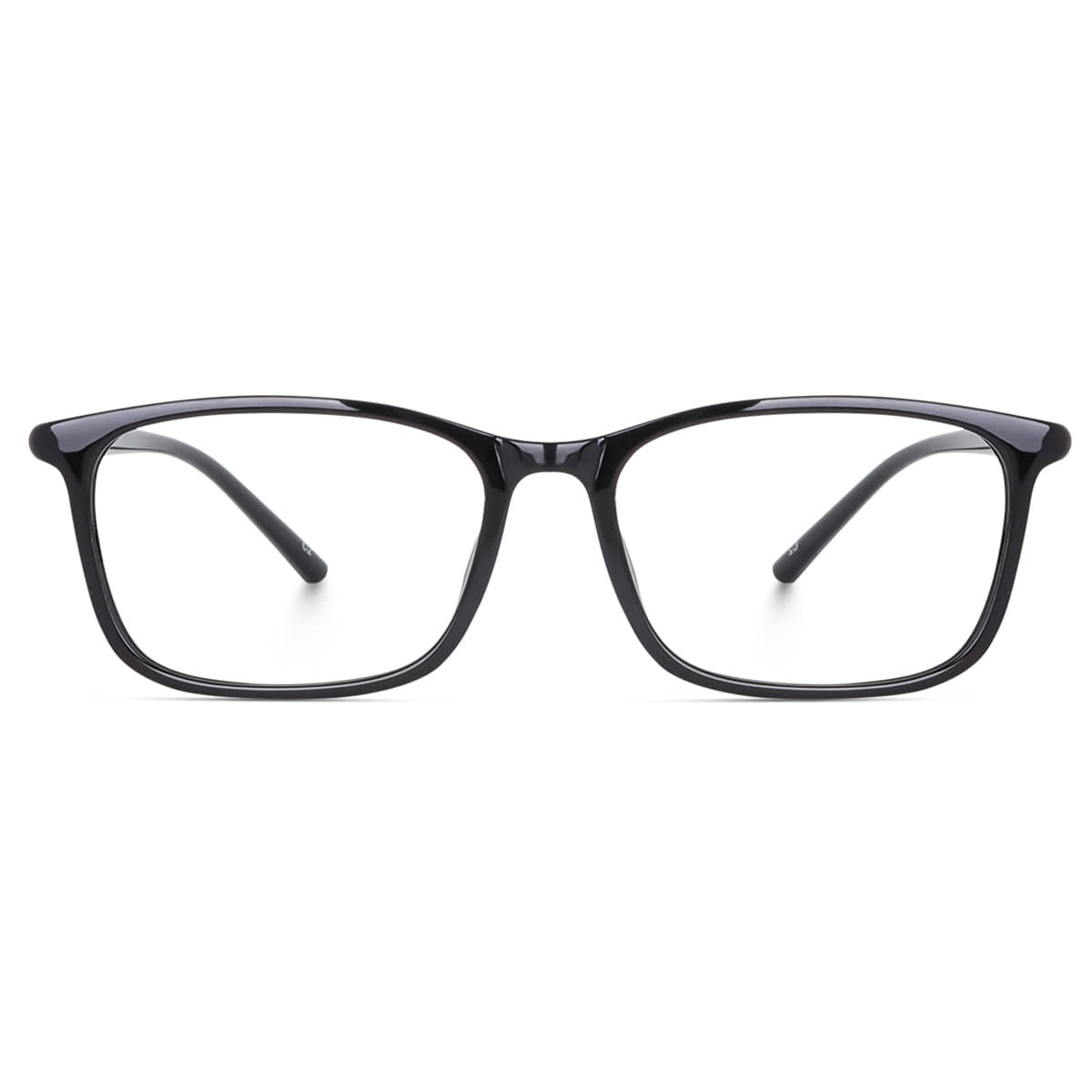 Peter Jones - Black Full Rim Rectangular Computer Glasses ( Pack of 1 )