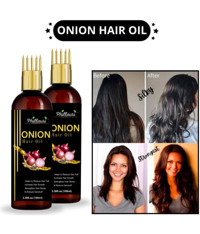     			Phillauri - Anti Dandruff Onion Oil 200 ml ( Pack of 2 )