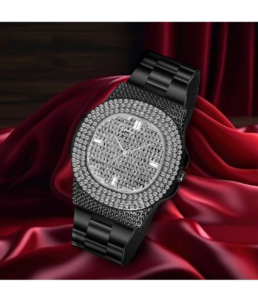     			Renaissance Traders - Black Metal Analog Men's Watch